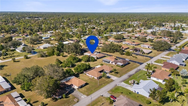 235 Thistle Ct, Lehigh Acres, FL 33936 - aerial view of property's location with nearby suburban area