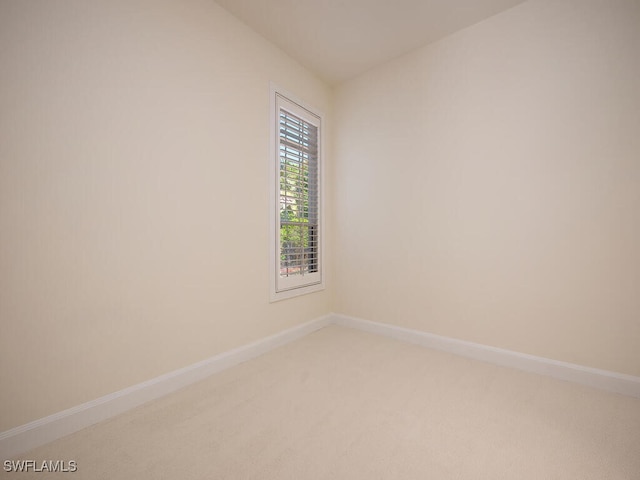 spare room featuring carpet floors