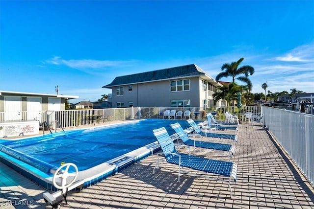 view of pool