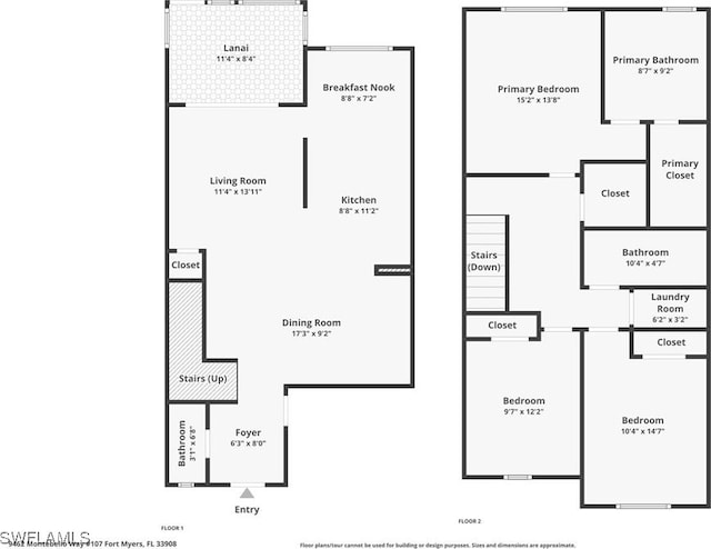 9462 Montebello Way Unit 107, Fort Myers, FL 33908 - view of layout