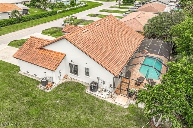 1140 Jeronimo Dr, Naples, FL 34103 - view from above of property with a pool