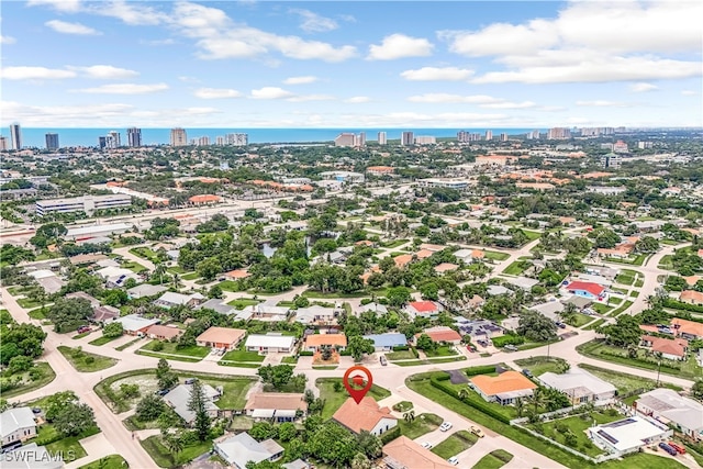 1140 Jeronimo Dr, Naples, FL 34103 - bird's eye view of skyline and a large body of water