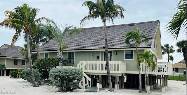 exterior space featuring a carport