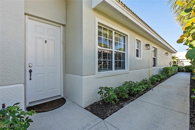 view of property entrance