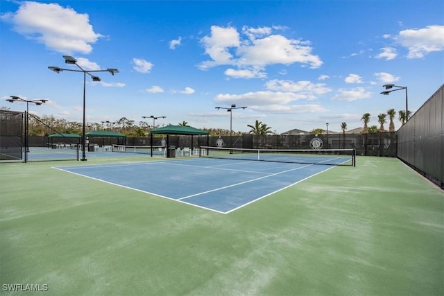 view of sport court