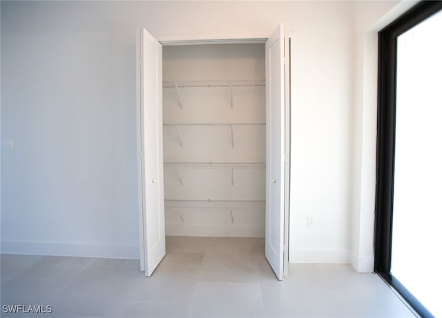 view of closet