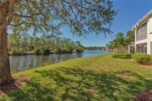 property view of water