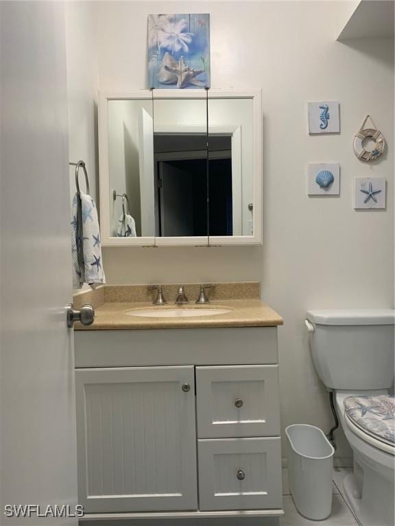 170 Turtle Lake Ct Unit 304, Naples, FL 34105 - bathroom featuring vanity and tile patterned flooring