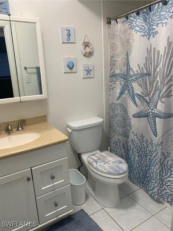 170 Turtle Lake Ct Unit 304, Naples, FL 34105 - full bath featuring vanity, tile patterned floors, and a shower with shower curtain