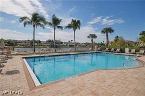 pool featuring a patio