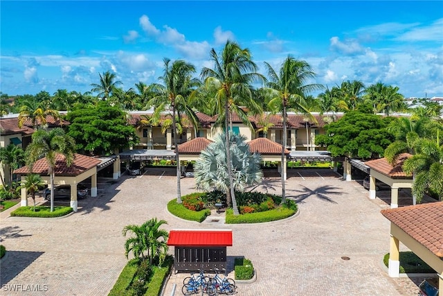 view of property's community featuring a gazebo