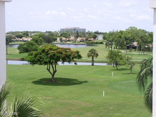 view of home's community featuring a water view