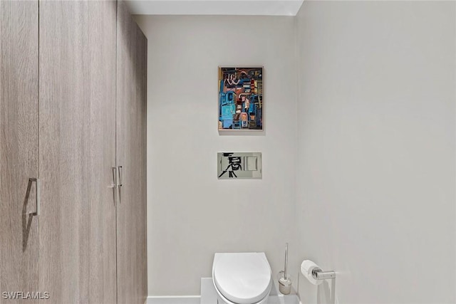 bathroom with toilet