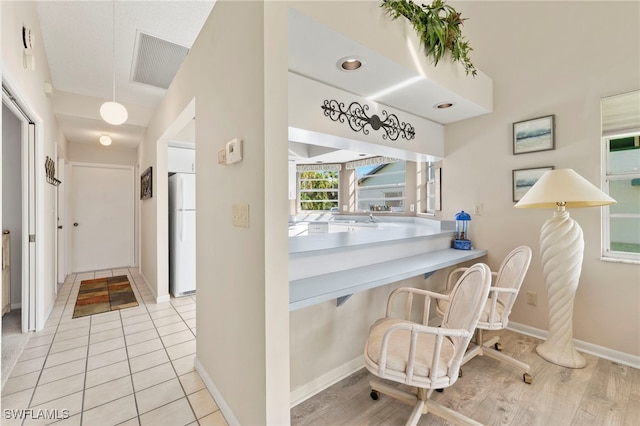 304 Mcgregor Park Cir Unit 304, Fort Myers, FL 33908 - hallway featuring baseboards and a sink