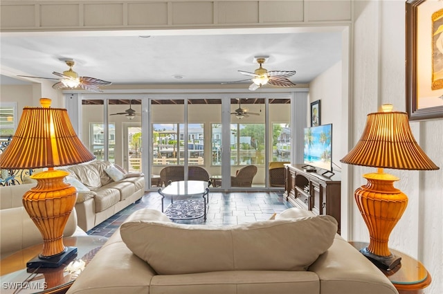 view of living room