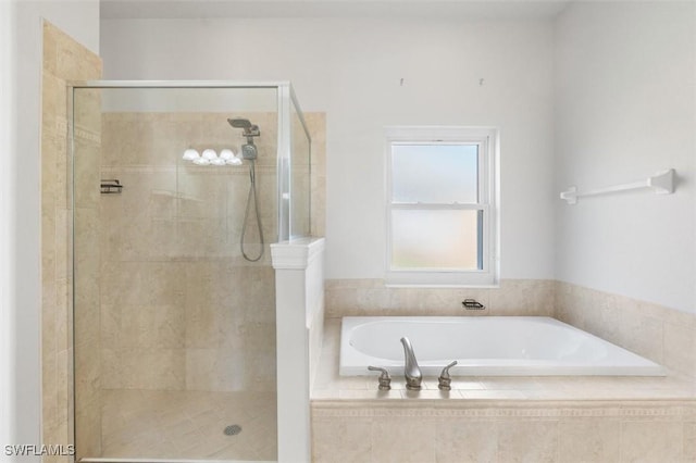 3259 Hampton Blvd, Alva, FL 33920 - full bathroom with a garden tub and a shower stall