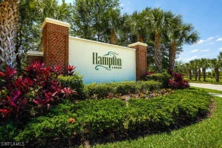 3259 Hampton Blvd, Alva, FL 33920 - view of community sign