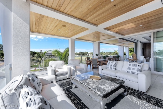 view of patio / terrace featuring outdoor lounge area