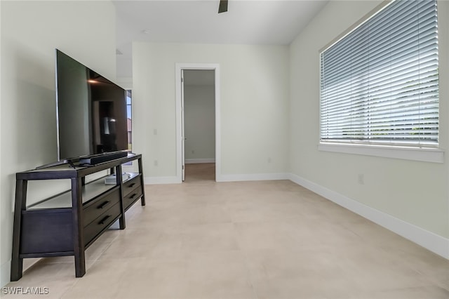 living room with baseboards