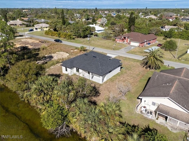 1436 Graham Cir, Lehigh Acres, FL 33936 - birds eye view of property with a residential view