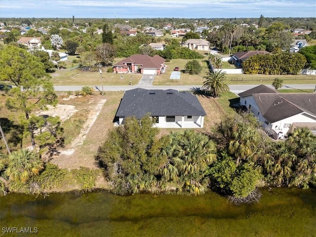 1436 Graham Cir, Lehigh Acres, FL 33936 - birds eye view of property featuring a residential view