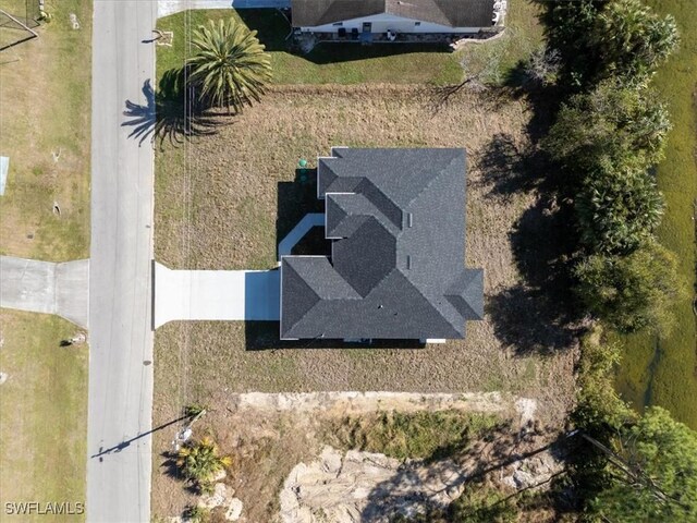 1436 Graham Cir, Lehigh Acres, FL 33936 - drone / aerial view