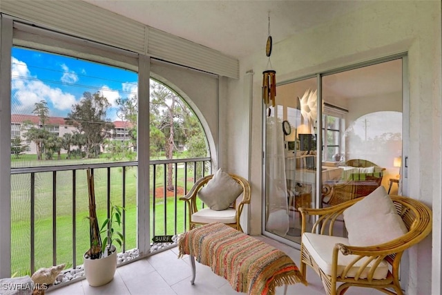 sunroom with a wealth of natural light