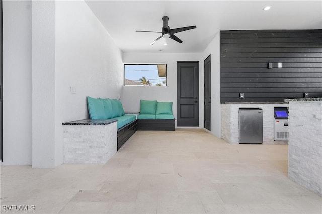 2123 SW 52nd Ter, Cape Coral, FL 33914 - view of patio featuring ceiling fan and an outdoor hangout area