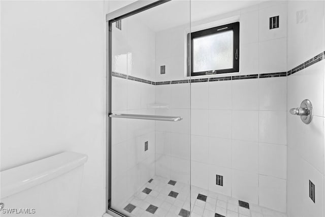 788 Park Shore Dr Unit B17, Naples, FL 34103 - full bathroom with toilet and a stall shower