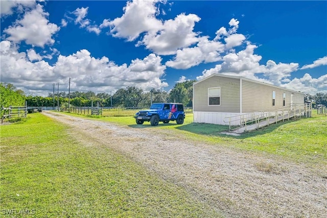 view of side of property