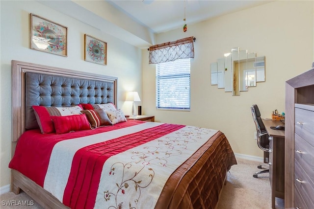 bedroom featuring carpet floors