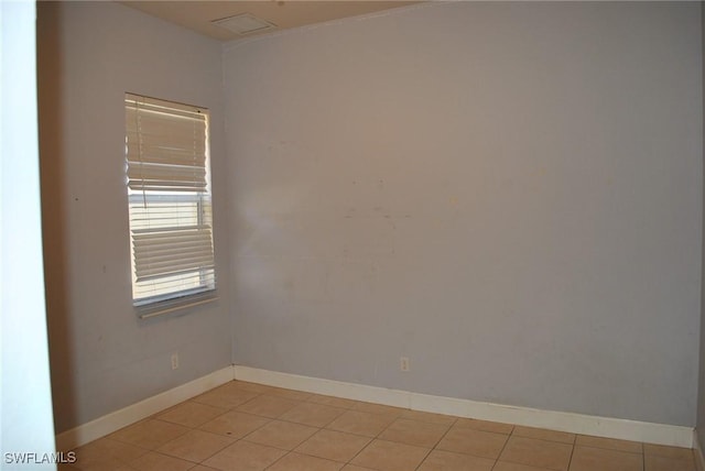 view of tiled empty room