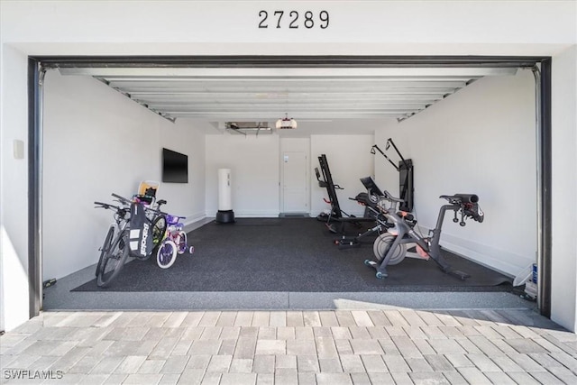 view of workout room