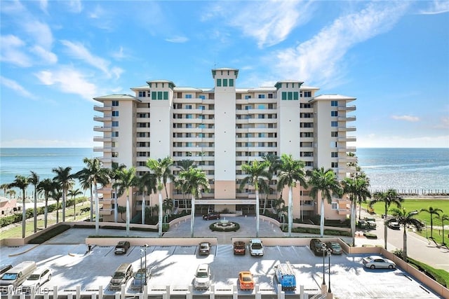 990 Cape Marco Dr Unit 1102, Marco Island, FL 34145 - view of apartment building / complex with a water view
