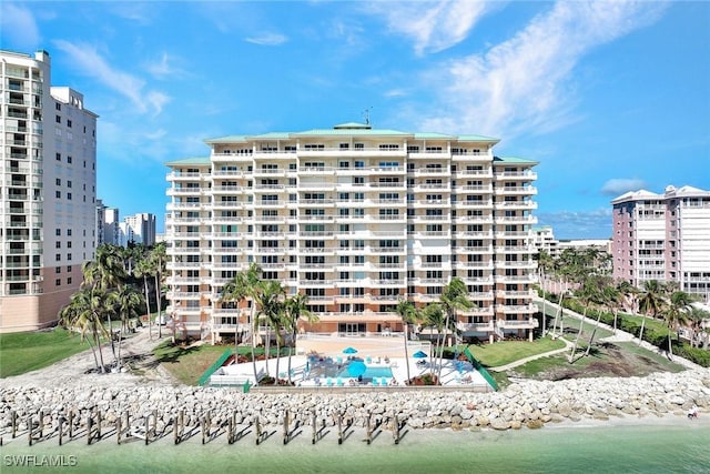 990 Cape Marco Dr Unit 1102, Marco Island, FL 34145 - view of apartment building / complex featuring a water view and a city view