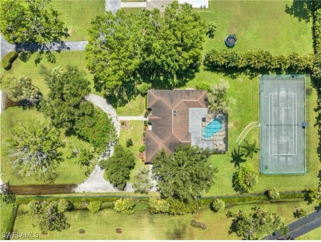 3644 Putter Point Ln, Fort Myers, FL 33919 - aerial view of a pool area