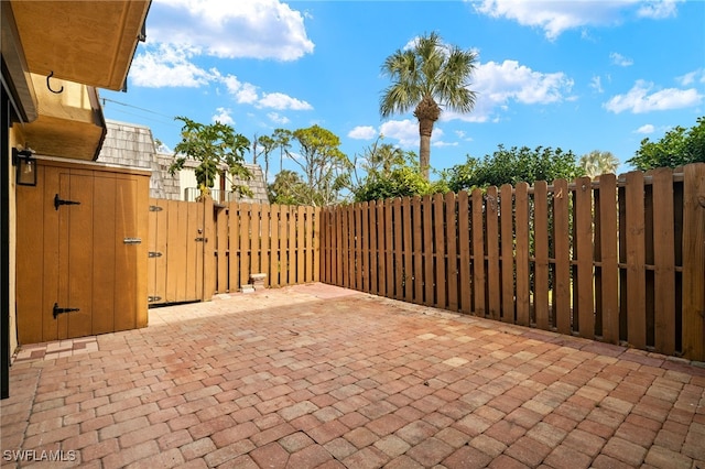 view of patio