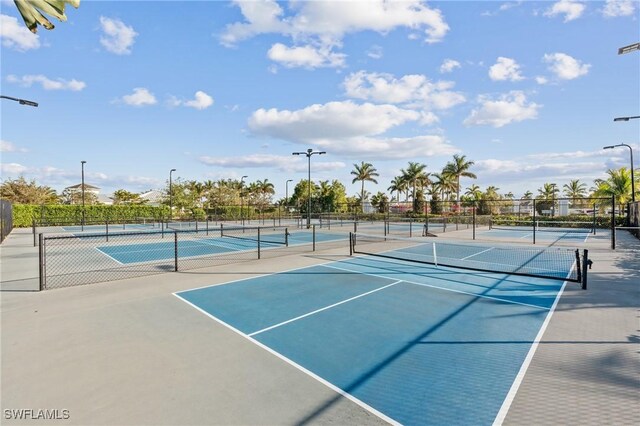 view of sport court with basketball court