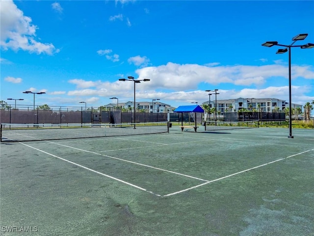 view of sport court