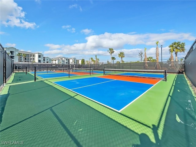 view of sport court with basketball court