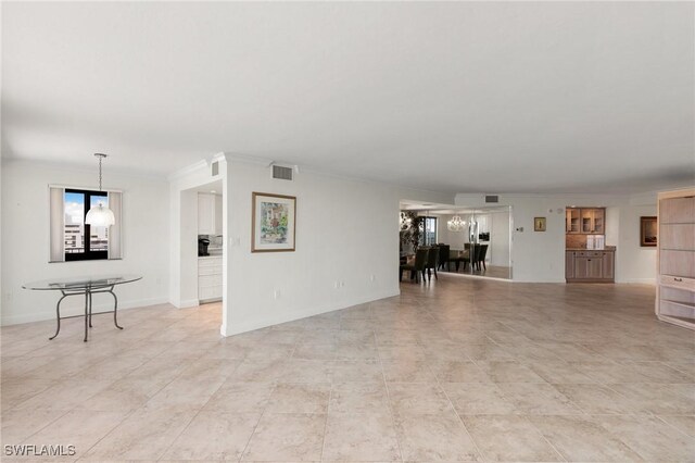 view of unfurnished living room