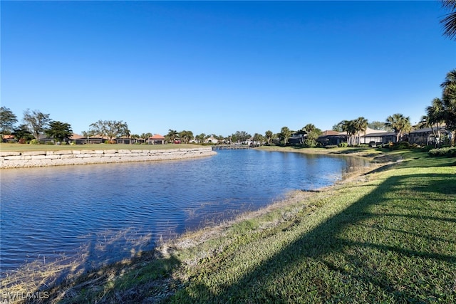 property view of water