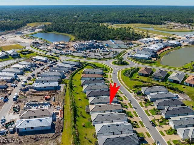 1894 Mesa Ln, Naples, FL 34120 - view of property location with a forest, a nearby body of water, and nearby suburban area