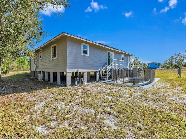 view of rear view of property