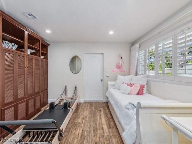 mudroom featuring hardwood / wood-style flooring