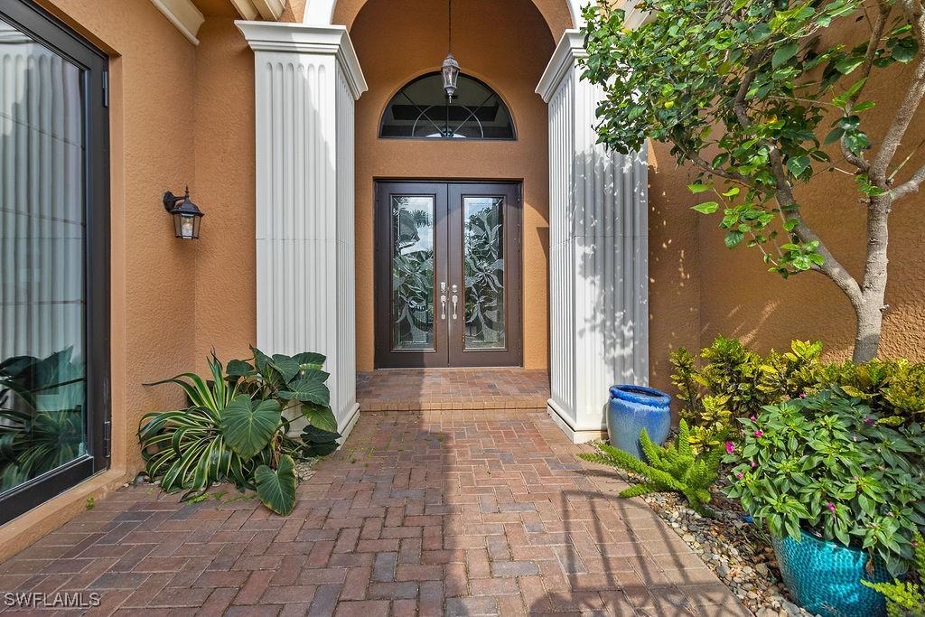 view of exterior entry with french doors