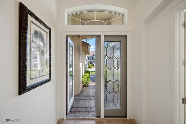 interior space with plenty of natural light