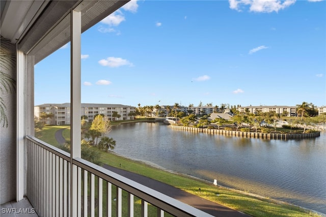 property view of water