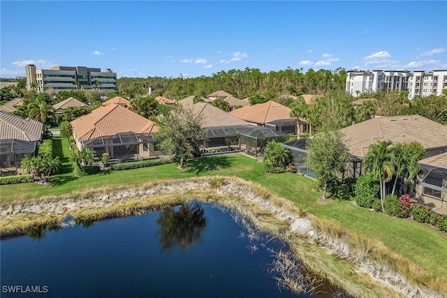 8464 Palacio Ter W, Naples, FL 34114 - aerial perspective of suburban area featuring a nearby body of water