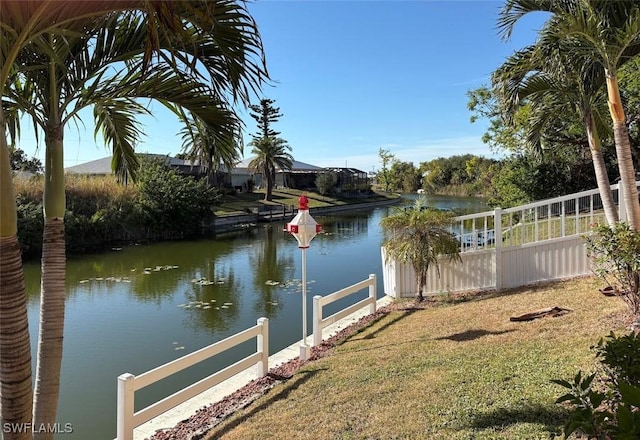 property view of water